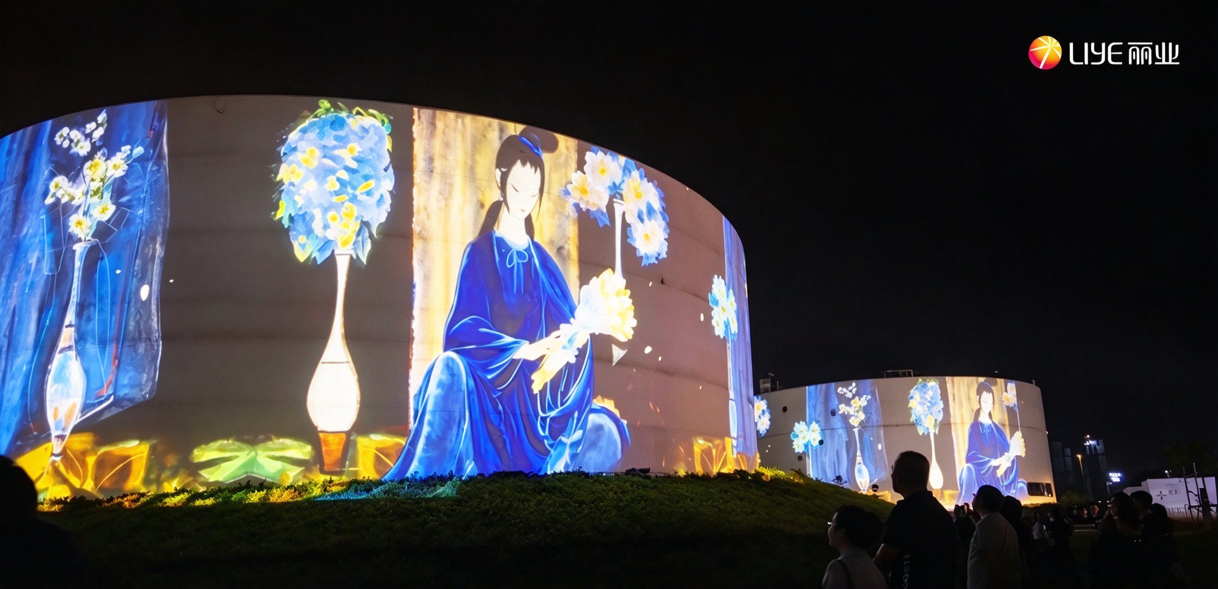 徐汇西岸油罐光影